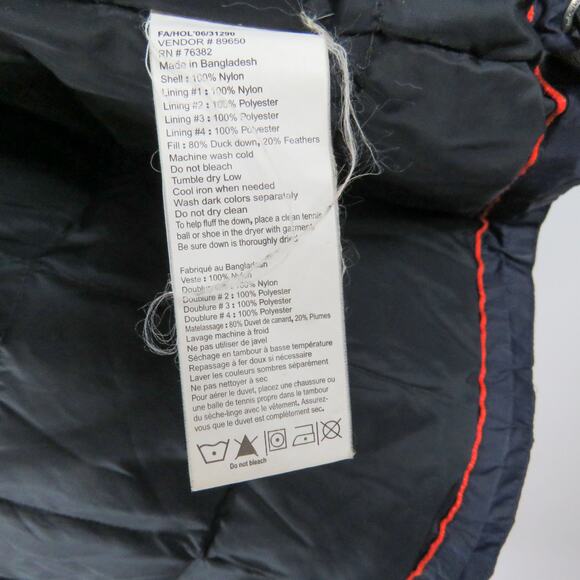 Timberland Men's Navy Blue Puffer Jacket Parka Coat XL - Picture 8 of 11